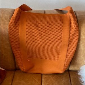 New Everlane Orange Knit Do it All Women's Bag